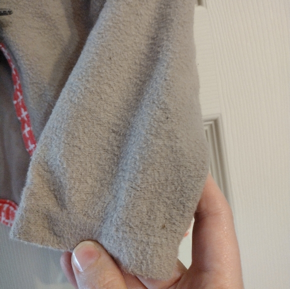 Jelly the Pug girls cardigan sweater w/ bows size 7 brown orange. - Picture 8 of 10